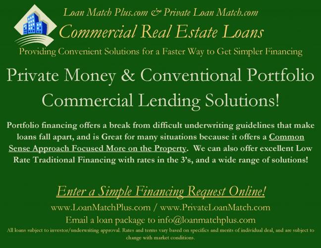 Commercial Property Loans - Specialized Fast Private Money & Conventional Solutions