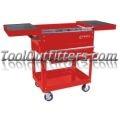 Compact Slide Top Utility Cart - Red