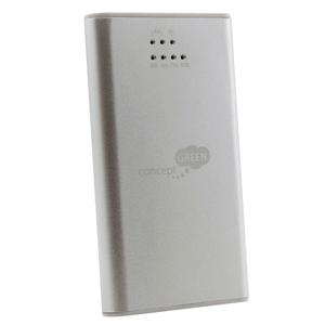 Concept Green Battery Portable Charger - 3600mAh - Silver (CG3600-S)