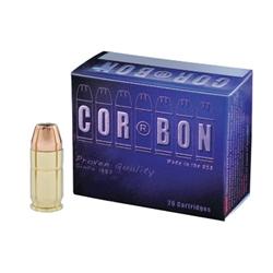 CorBon Self Defense 380 ACP +P 90Gr Jacketed Hollow Point 20 Rounds