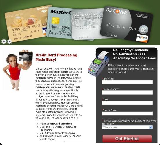 Credit card processing accounts in Providence