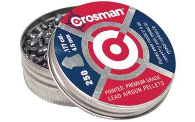 Crosman Pointed Pellets 177PEL Blister Card 250/Cd P177