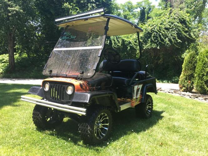 CUSTOM Jeep Golf Cart - NICE!!!