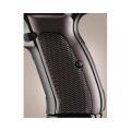 CZ-75/CZ-85 Grips Checkered Aluminum Brushed Gloss Black Anodized