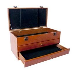 DAC Gunsmith Two Drawer Wooden Tool Box