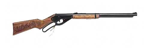 Daisy 1938 Red Ryder Air Rifle 177BB 280 Black Wood Lever Action Bo.