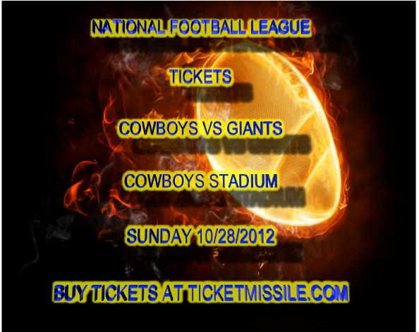 Dallas Cowboys vs. New York Giants Hotel, Fan & VIP Package Tickets