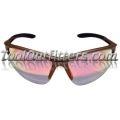 DB2 Safety Glasses with Gold Frame and Iridium Lenses - Polybag