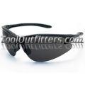 DB2 Safety Glasses with Shaded Lens and Black Frames in Polybag