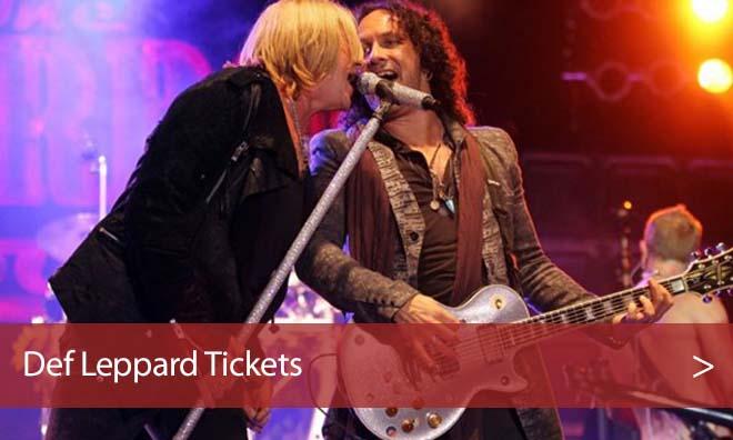 Def Leppard Raleigh Tickets Concert - Coastal Credit Union Music Park at Walnut Creek, NC
