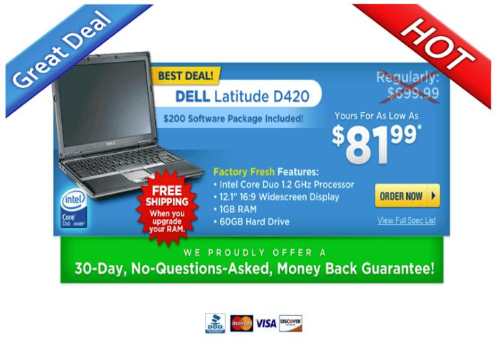 Dell laptops notebooks for as low as 82 Remanufactured and clean LOW COST