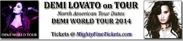 Demi Lovato Tour Concert in Everett, WA Tickets 2014 at Comcast Arena
