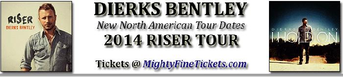Dierks Bentley Riser Tour Concert Fresno Tickets 2014 Paul Paul Theatre