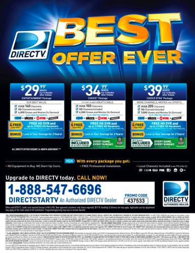 Direct tv Best Offer Ever
