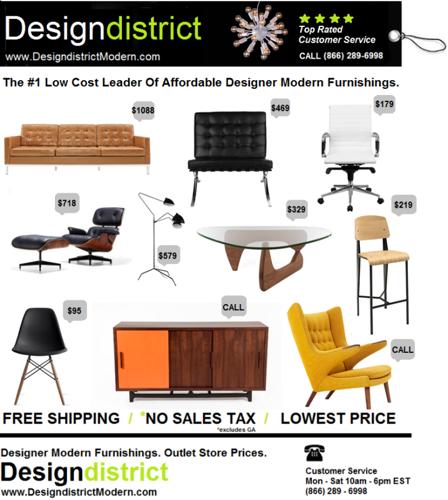 Discounted Mid Century Modern Sofas-Tables-Chairs & More!