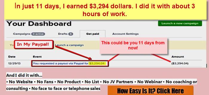 Discover how I did $3,294 in 11 days with my first campaign. COPY THIS!3021