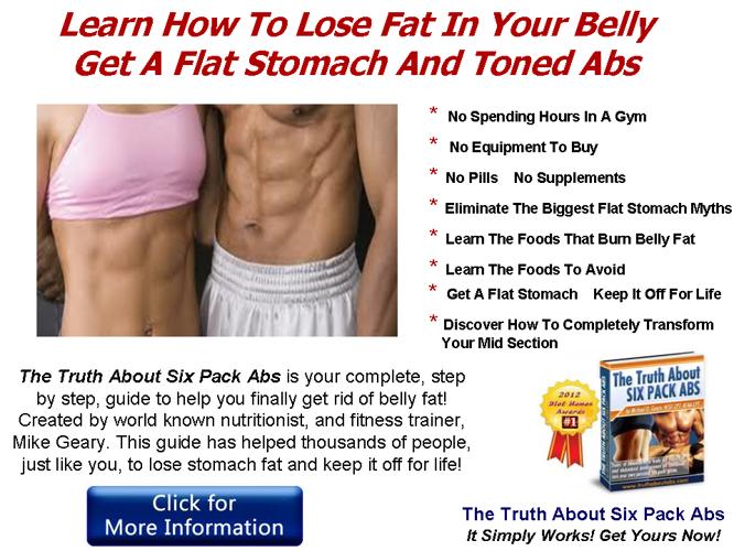 Discover The Truth On How To Get Rid Of Belly Fat and Have A Flat Stomach