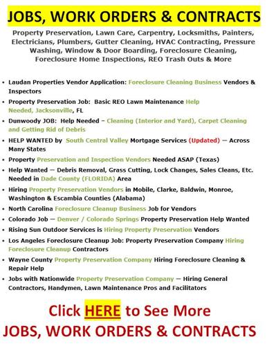 Do You Have Moving Skills? Own a Truck? Need More Biz? Add Foreclosure Clean Outs to Your Biz!
