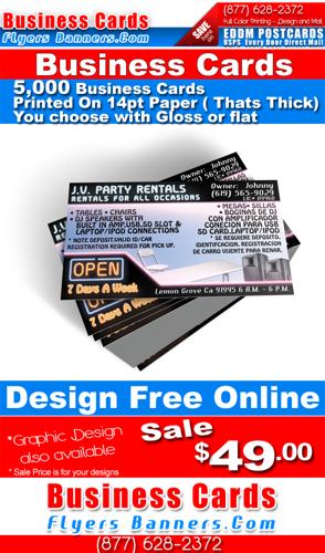 Do you need 5000 Business Cards only $49.00 877-628-2372
