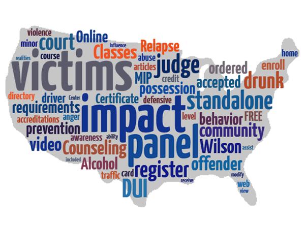 Do you need to attend a DUI Victim Panel for Court? Complete Victim Panel Online.