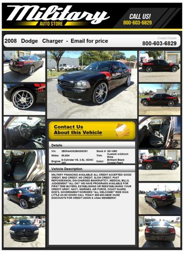 Dodge Charger w/Chrome 24s ? FINANCING AVAILABLE
