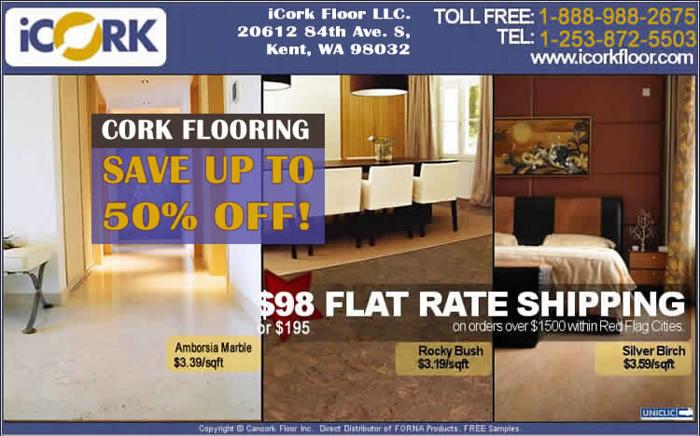 Does Cork Flooring Really have to be so Expensive? Nope! Buy Direct From iCork Floor LLC