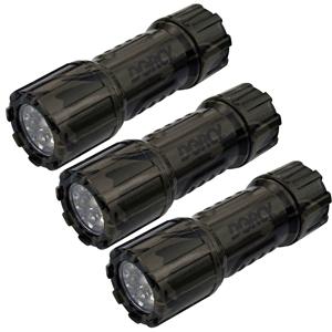 Dorcy 9 LED Camo Flashlight - 3 Pack (41-4248-3)