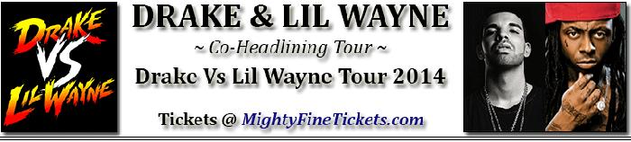 Drake and Lil Wayne Concert Cincinnati Tickets 2014 Riverbend Center