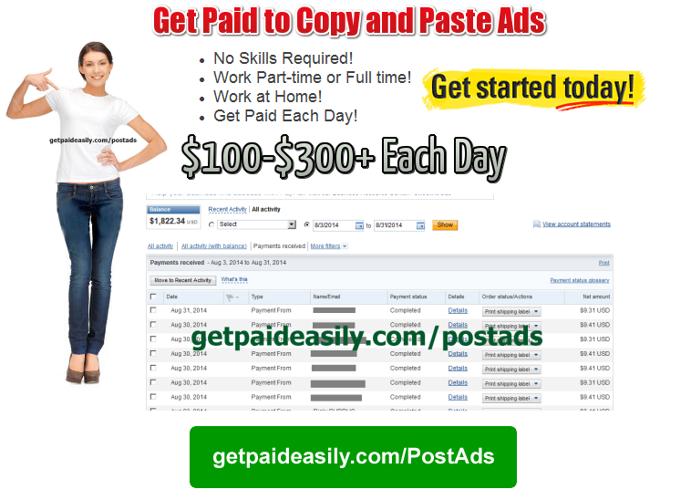 ?????????? Earn a REAL $130-$350 Daily Just to POST ADS! (Help Wanted!) ??????????