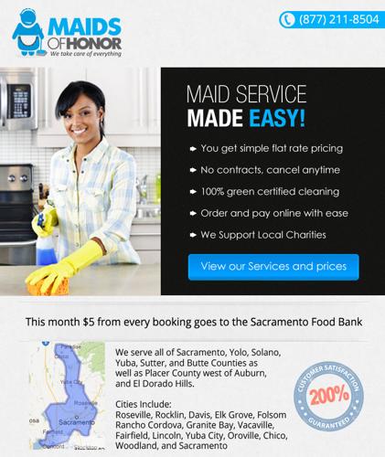 Eco Friendly Maid Service - Book Online Instantly! Flat Rate Pricing!