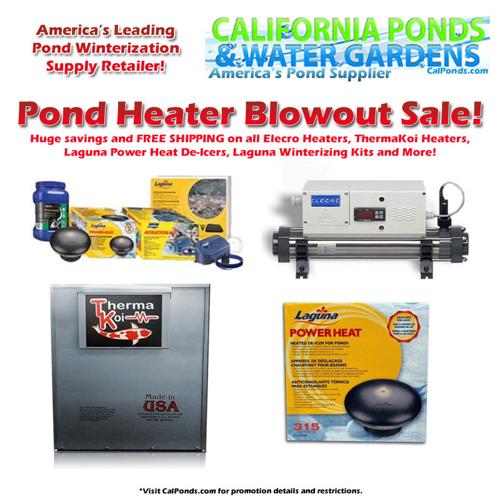 Elecro Pond Heaters, Pond Supplies, Lowest price