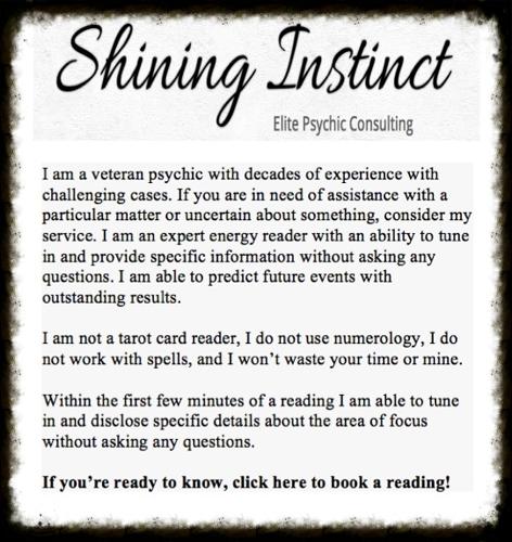 _________________Elite Psychic Consulting | Specific & Accurate | Right On GUARANTEED