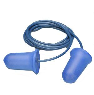 Elvex EP-253 Box of Blue Corded earplug32 NRR 100 pr
