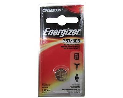 Energizer 357BPZ ENR 1.5-Volt Zero Hg (Each)