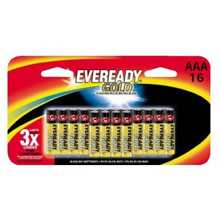 Energizer Eveready Gold AAA /16 A92BP-16H