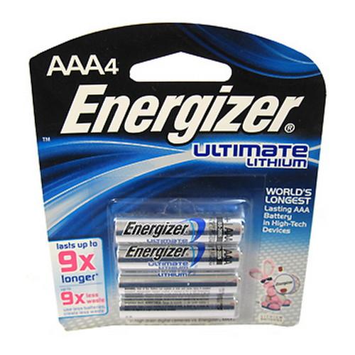 Energizer L92BP-4 Ultimate Lithium AAA (Per 4)