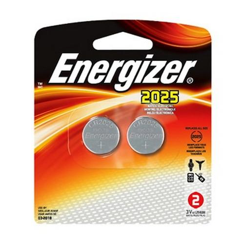 Energizer Lithium Coin #2025 3Volt (2-pack) 2025BP-2