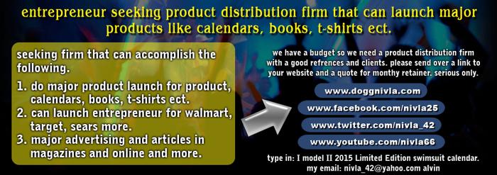 entrepreneur seeking product distribution firms