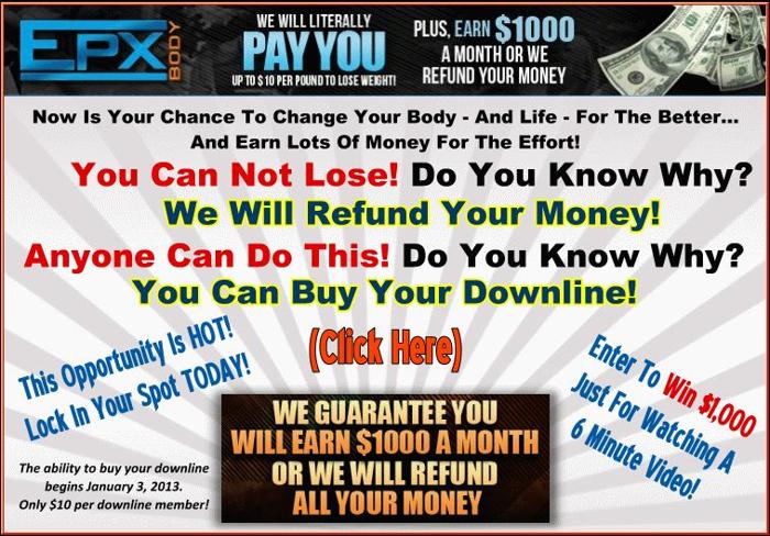 => EPX Body - Purchase your Downline - no fail