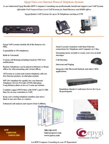 Epygi Telephone System, Sales & Service