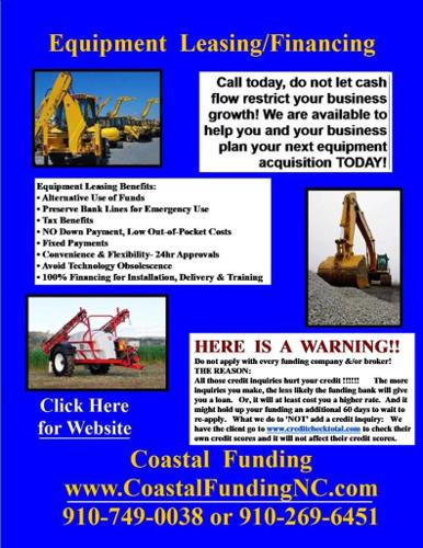 Equipment Leasing, Equipment Financing, Equipment Funding