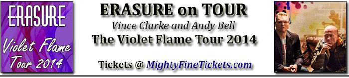 Erasure Violet Flame Tour Concert Chicago Tickets 2014 Chicago Theatre
