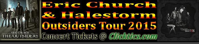 Eric Church Concert Tickets Outsiders Tour Halestorm Tickets Boise, ID Jan. 30, 2015