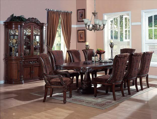 Estelle Formal Dining Table 7PC $1499 Lowest Prices In The Internet & NO CREDIT CHECK FINANCING