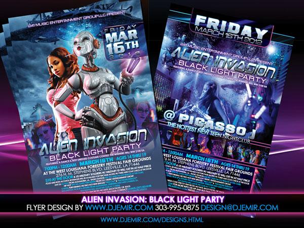 Extreme Flyer Designs From Iditarod After Party DJ Emir