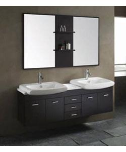 Fantasy Streams Double Contemporary Vanity Set