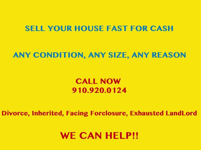 >>>Fast Response, No Hassle, Cash Sale, Local Fayetteville Investors<<<