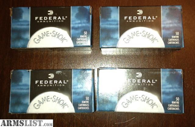 Federal .22LR - 50ct Box, 4 boxes