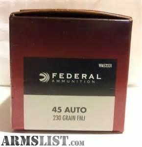 Federal 45 auto and TulAmmo 223 for sale
