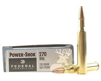 Federal Cartridge 270A 270 Win 130gr SP Power-Shock /20